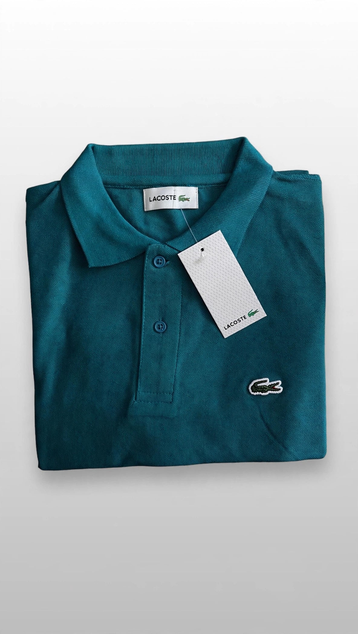 Polo Lacoste Verde Petróleo