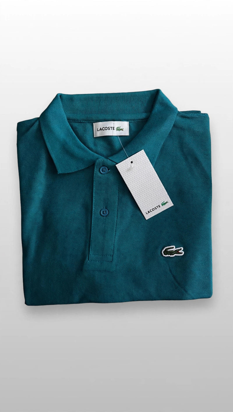 Polo Lacoste Verde Petróleo