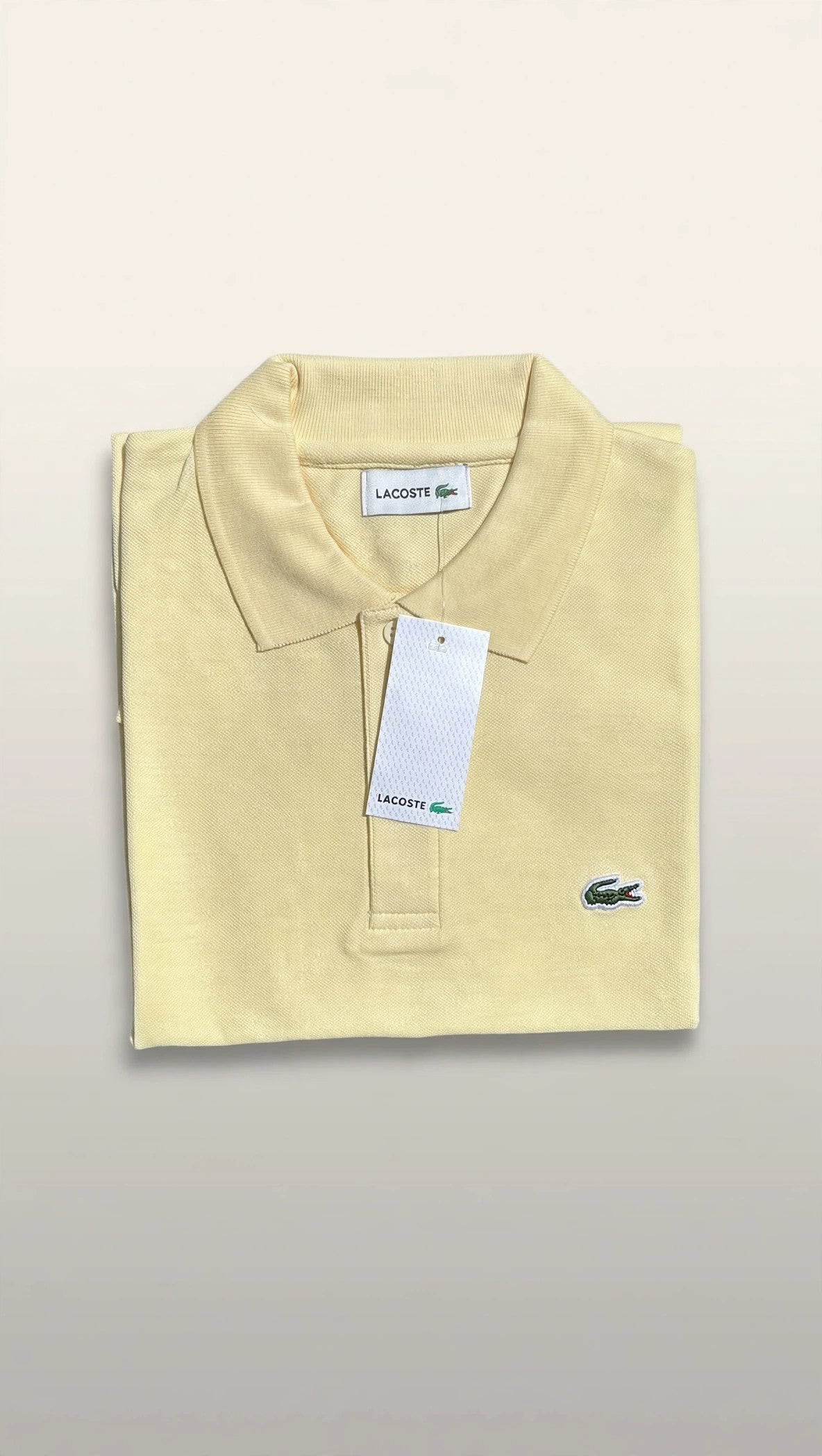 Polo Lacoste Crema
