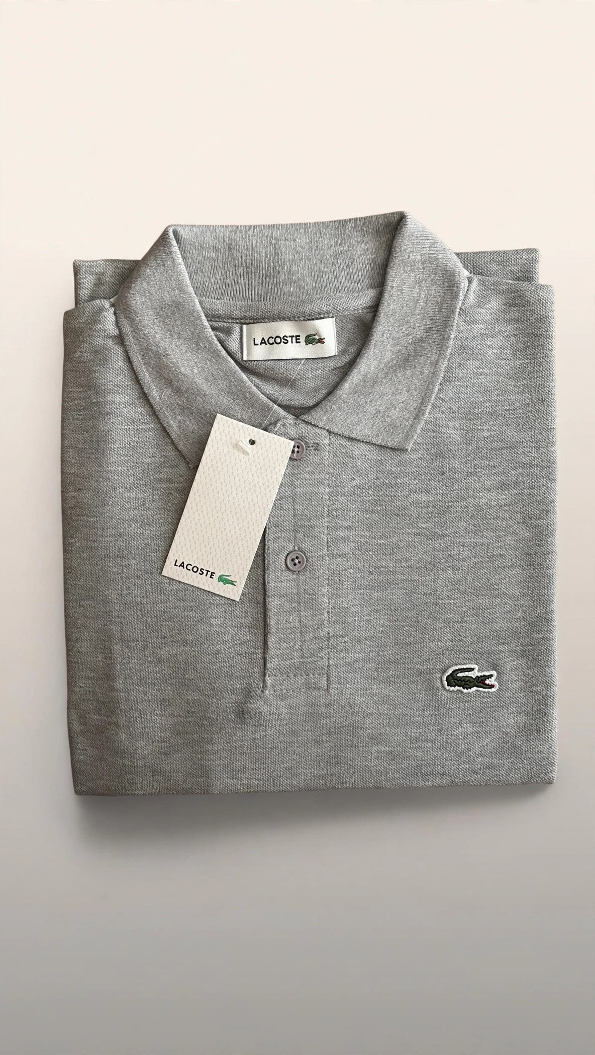 Polo Lacoste Gris